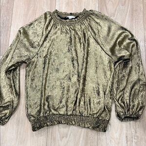 Chenault Gold Shimmer Blouse
